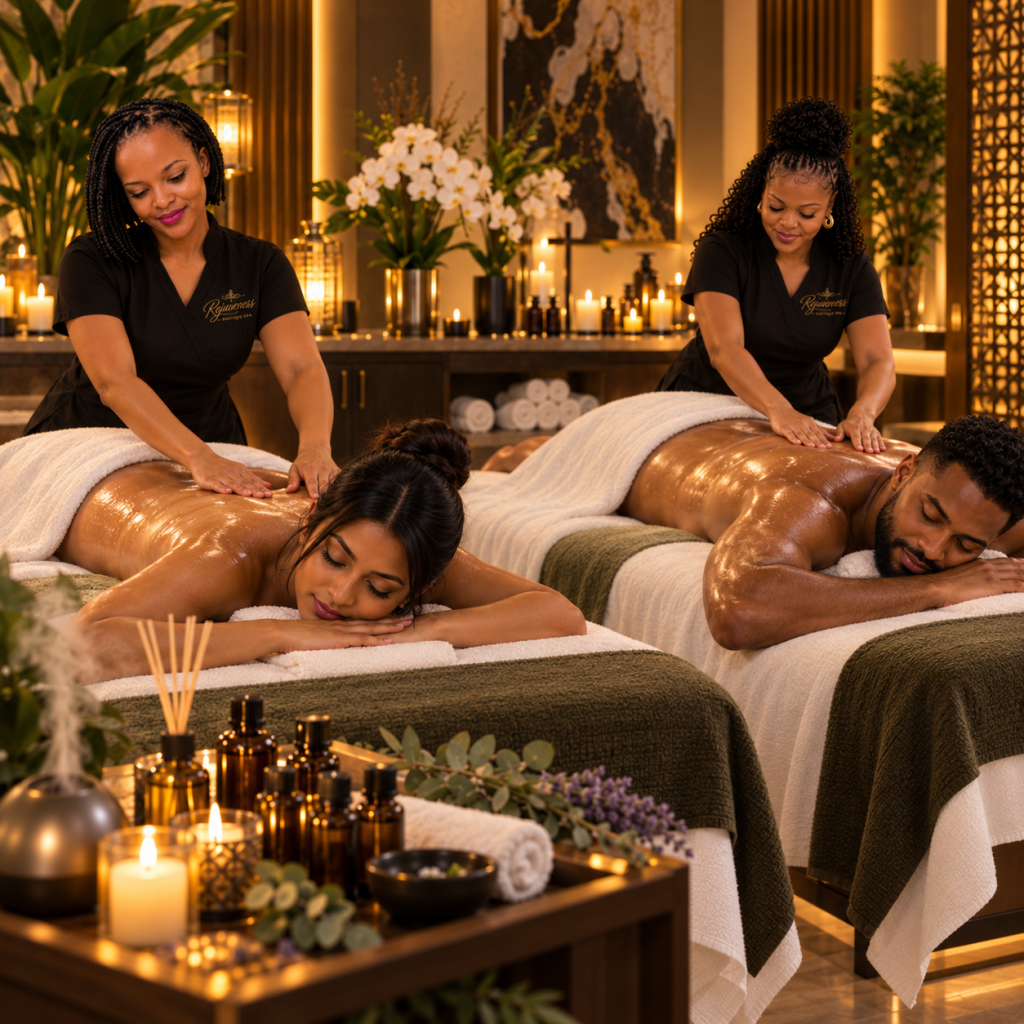 Couples Full Body Aromatherapy Warm Oil Massage | 1 Hour | 2 guests