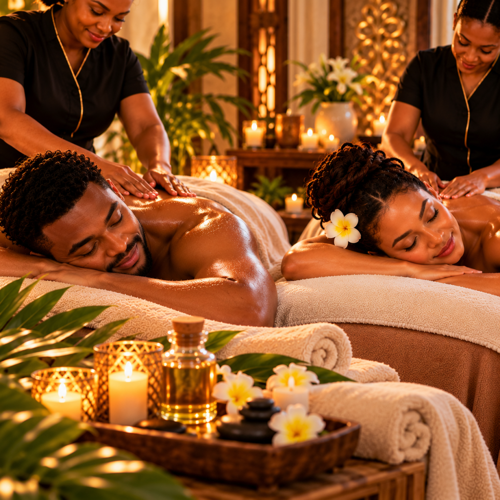 Couples Full Body Warm Oil Meltaway Massages | 60 min|2 guests