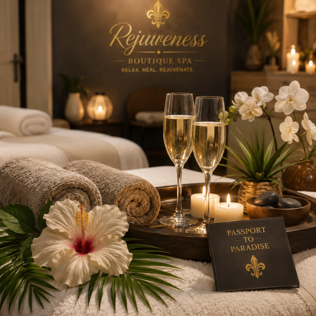 Passport to Paradise - Couples Spa Package| approx. 2hrs 15 min | 2 guests