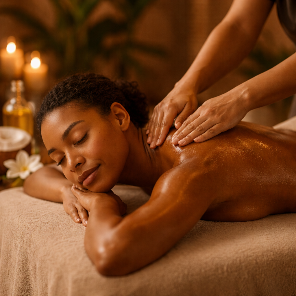 Full Body Warm Oil Massage 60min - 1 guest