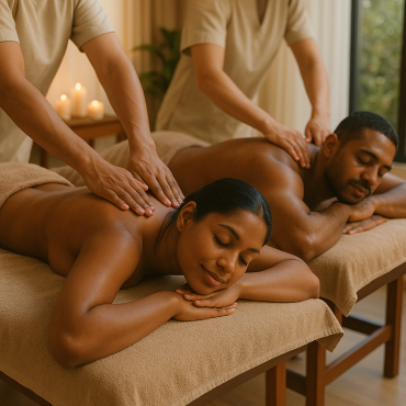 Couples Swedish Back, Neck & Shoulder Massage - 45min