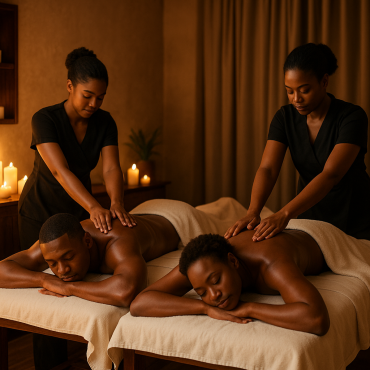 Couples Full Body Swedish Warm Oil Massage 60Min - 2 guests