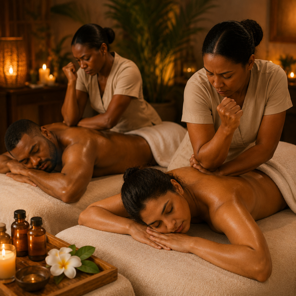 Couples Full Body Muscle Melt Massage 60Min - 2 guests