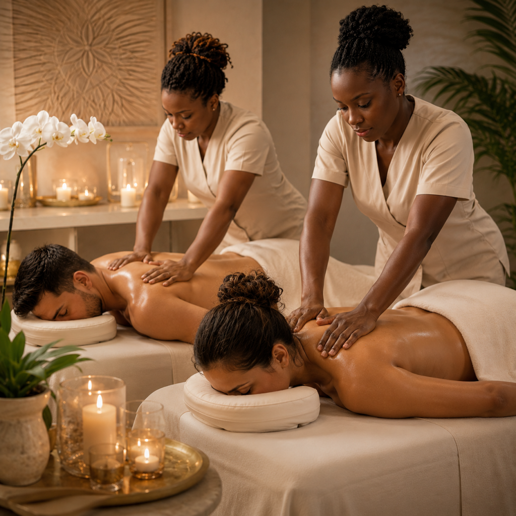 Couples Deep Tissue Back, Neck & Shoulder Massage | 45 min | 2 guests