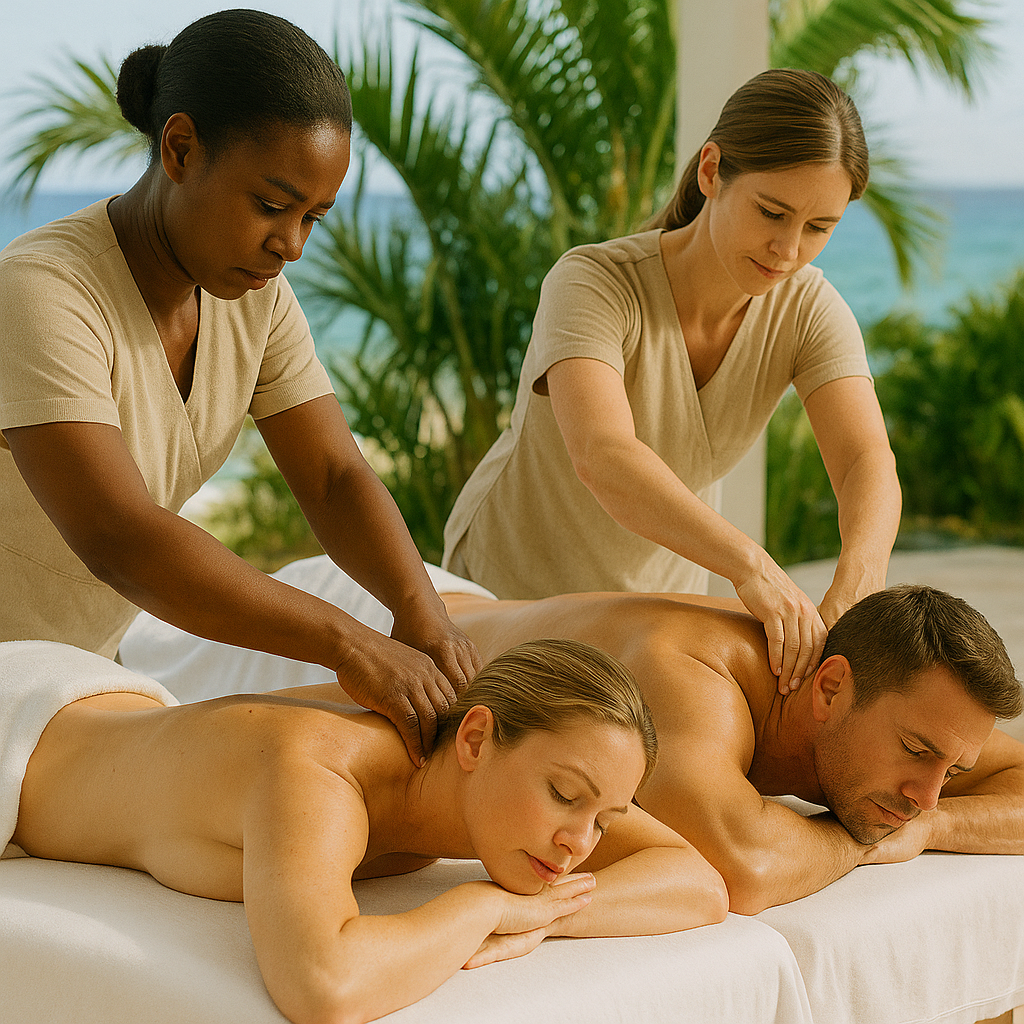 Couples Deep Tissue Back, Neck & Shoulder Massage - 45 min - 2 guests