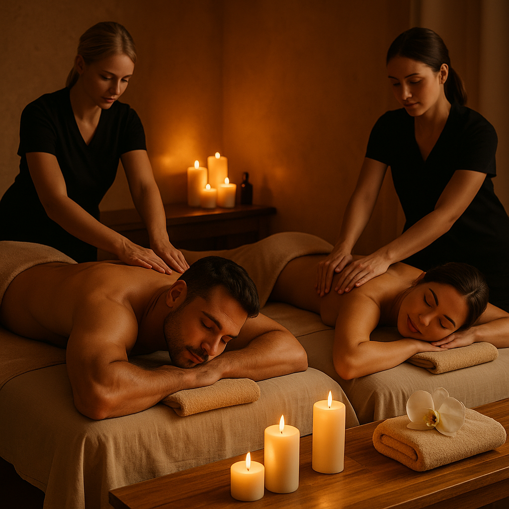 Couples Deep Tissue Back, Neck & Shoulder Massage - 45 min - 2 guests