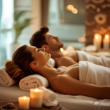 Couples Full Body Rain Drop Therapy Massage 75min