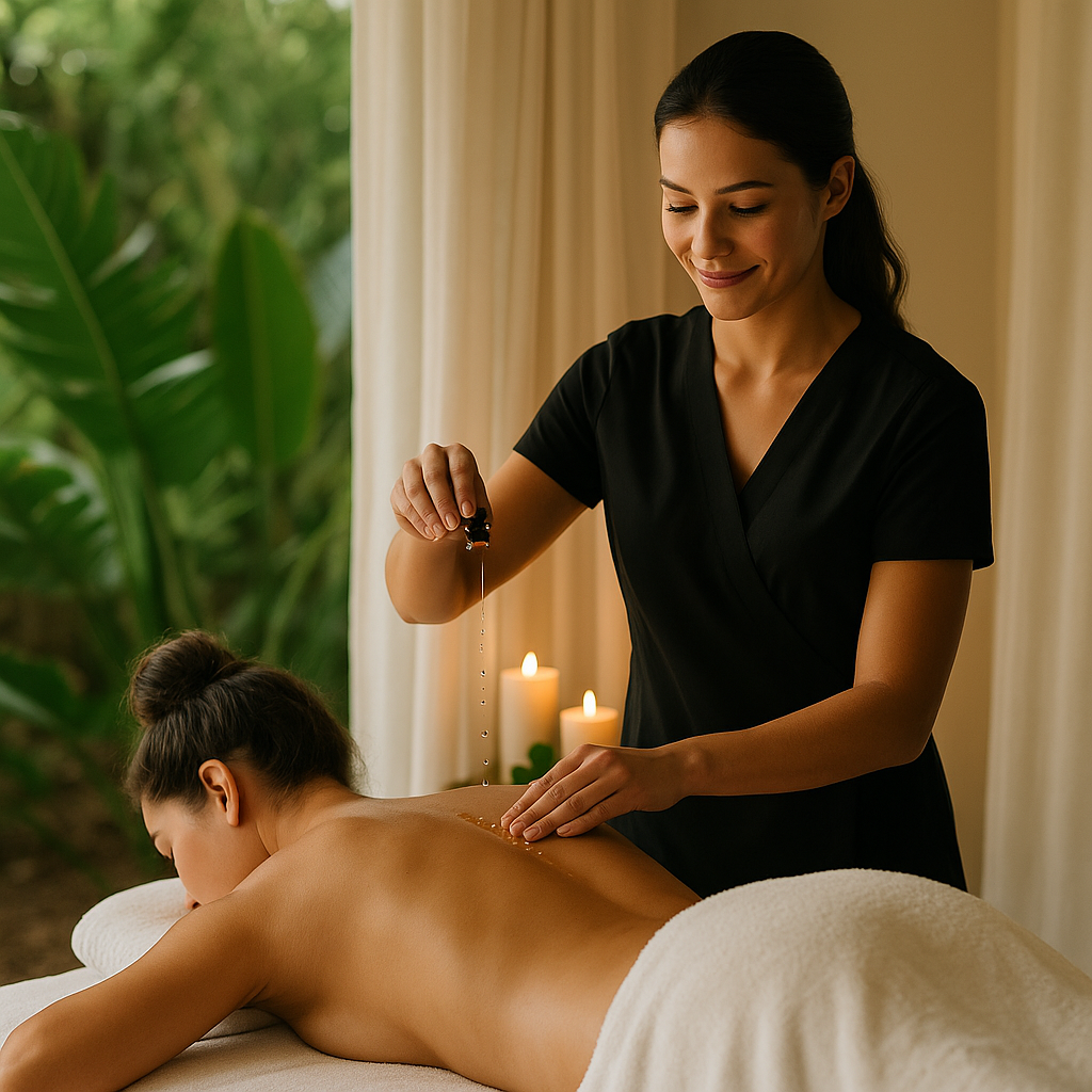Full Body Raindrop Therapy Massage – 60 min ·   1 Guest