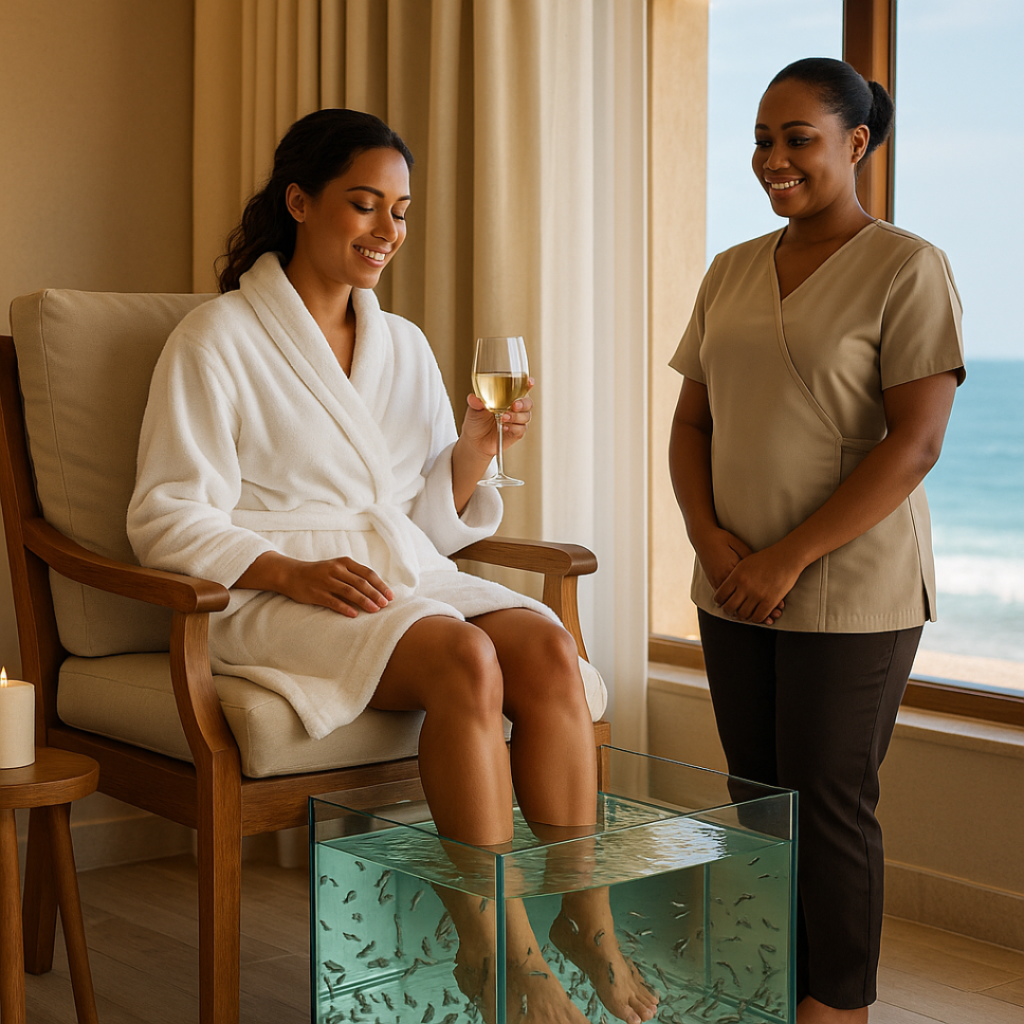 Deluxe Coastal Dr Fish Pedicure  – 75 min