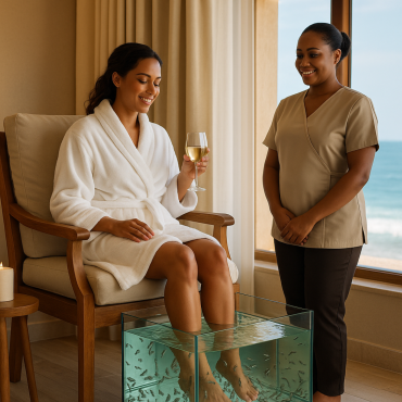 Deluxe Coastal Dr Fish Pedicure  – 75 min