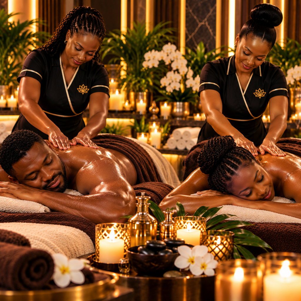 Couples Back-of-Body Muscle Melt Massages | 45 min | 2 Guests